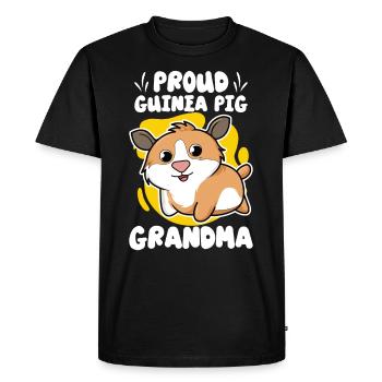 Idée cadeau de pomme de terre poilue amoureux du cochon d’Inde - T-shirt Premium bio Homme - noir - Devant - Nico (187cm)