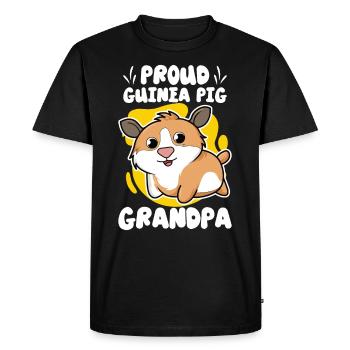 Idée cadeau de pomme de terre poilue amoureux du cochon d’Inde - T-shirt Premium bio Homme - noir - Devant - Nico (187cm)