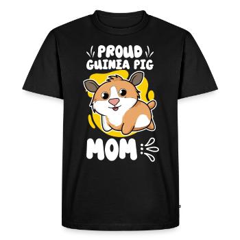 Idée cadeau de pomme de terre poilue amoureux du cochon d’Inde - T-shirt Premium bio Homme - noir - Devant - Nico (187cm)