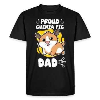 Idée cadeau de pomme de terre poilue amoureux du cochon d’Inde - T-shirt Premium bio Homme - noir - Devant - Nico (187cm)