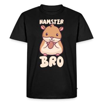 Hamster Fan Hamster Lover Hamsters - Men's Premium Organic T-Shirt - black - Front - Nico (187cm)