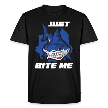 Shark Ocean Predator Scuba Diver Plongée sous-marine - T-shirt Premium bio Homme - noir - Devant - Nico (187cm)