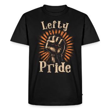 Gaucher gaucher gaucher gaucher copain - T-shirt Premium bio Homme - noir - Devant - Nico (187cm)