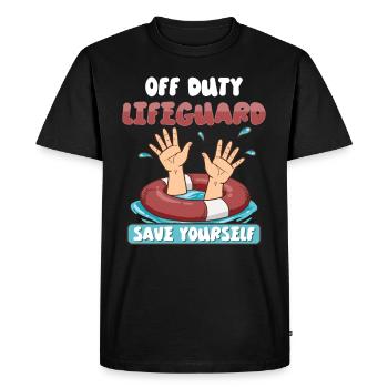 Nageurs Plongée sous-marine Piscine Sports nautiques - T-shirt Premium bio Homme - noir - Devant - Nico (187cm)