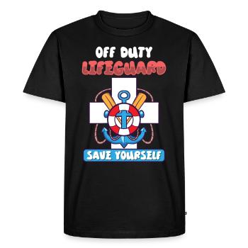 Nageurs Plongée sous-marine Piscine Sports nautiques - T-shirt Premium bio Homme - noir - Devant - Nico (187cm)