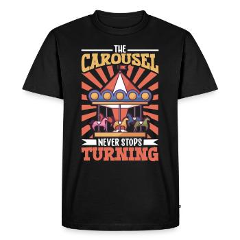 Arts du cirque Artistes de cirque Personnel de l’événement - T-shirt Premium bio Homme - noir - Devant - Nico (187cm)
