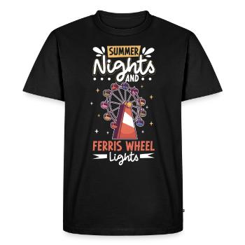 Arts du cirque Artistes de cirque Personnel de l’événement - T-shirt Premium bio Homme - noir - Devant - Nico (187cm)
