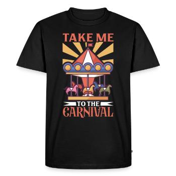 Arts du cirque Artistes de cirque Personnel de l’événement - T-shirt Premium bio Homme - noir - Devant - Nico (187cm)