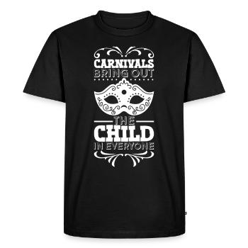Arts du cirque Artistes de cirque Personnel de l’événement - T-shirt Premium bio Homme - noir - Devant - Nico (187cm)