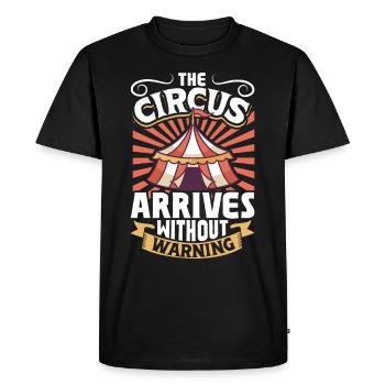 Arts du cirque Artistes de cirque Personnel de l’événement - T-shirt Premium bio Homme - noir - Devant - Nico (187cm)