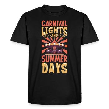 Arts du cirque Artistes de cirque Personnel événementiel - T-shirt Premium bio Homme - noir - Devant - Nico (187cm)