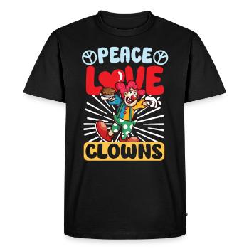 Arts du cirque Artistes de cirque Personnel de l’événement - T-shirt Premium bio Homme - noir - Devant - Nico (187cm)