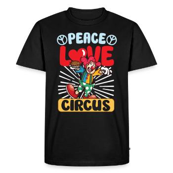 Arts du cirque Artistes de cirque Personnel de l’événement - T-shirt Premium bio Homme - noir - Devant - Nico (187cm)