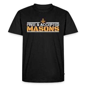 Conspiracy theories Conspiracy theorists - Men's Premium Organic T-Shirt - black - Front - Nico (187cm)