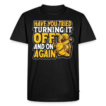 Heart Attack Open Heart Surgery Heart Surgery Gift - Men's Premium Organic T-Shirt - black - Front - Nico (187cm)