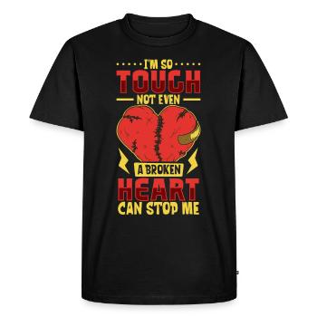 Heart Attack Open Heart Surgery Heart Surgery Gift - Men's Premium Organic T-Shirt - black - Front - Nico (187cm)