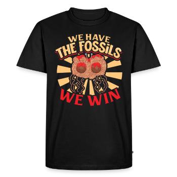 Athéisme athée Spaghetti volant - T-shirt Premium bio Homme - noir - Devant - Nico (187cm)