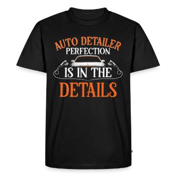 Mobile car preparation car preparation - Men's Premium Organic T-Shirt - black - Front - Nico (187cm)