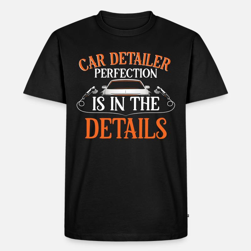 Mobile Autoaufbereitung Autoaufbereitung - Männer Premium Bio T-Shirt - Schwarz