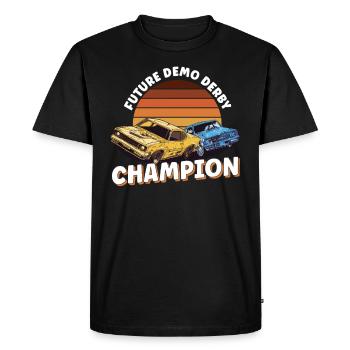 Demo Derby Demolition Derby Demolition Derby - T-shirt Premium bio Homme - noir - Devant - Nico (187cm)