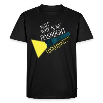 Recherche paranormale Chasseur de fantômes d’Halloween - T-shirt Premium bio Homme - noir - Devant - Nico (187cm)