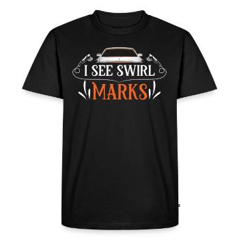 Mobile car preparation car preparation - Men's Premium Organic T-Shirt - black - Front - Nico (187cm)