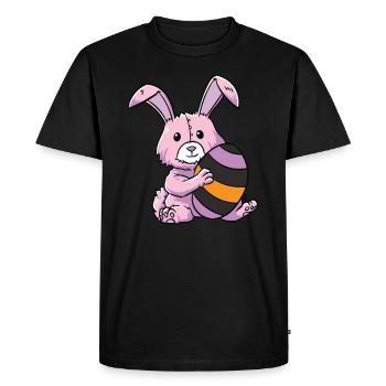 Gothic Rabbit Gothic Rabbit Gothic Easter Emo Goth - Men's Premium Organic T-Shirt - black - Front - Nico (187cm)