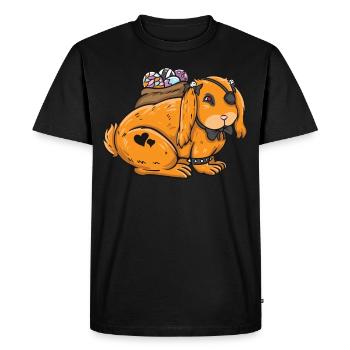 Gothic Rabbit Gothic Rabbit Gothic Easter Emo Goth - Men's Premium Organic T-Shirt - black - Front - Nico (187cm)