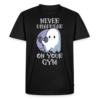 Bodybuilding Powerlifting Weightlifting Fitness - Men's Premium Organic T-Shirt - black - Front - Nico (187cm)