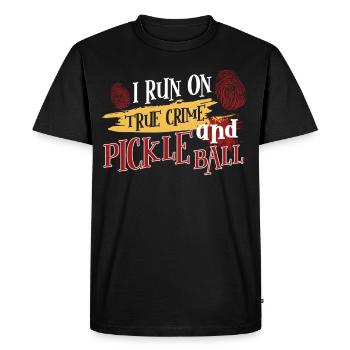 True Crime Murder Spy Crime Intérêt Idée cadeau - T-shirt Premium bio Homme - noir - Devant - Nico (187cm)