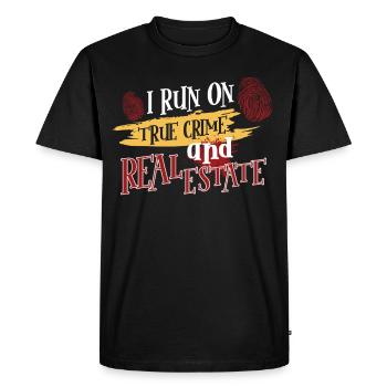 True Crime Murder Spy Crime Intérêt Idée cadeau - T-shirt Premium bio Homme - noir - Devant - Nico (187cm)