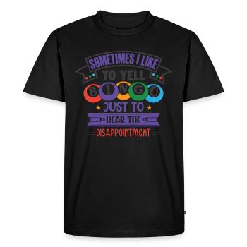 Bingo Card Game Grandma Bingo Player Bingo Cards - Men's Premium Organic T-Shirt - black - Front - Nico (187cm)