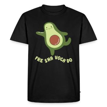 drôle avocat avocat pun avocat avocat amateur - T-shirt Premium bio Homme - noir - Devant - Nico (187cm)