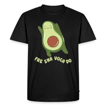 drôle avocat avocat pun avocat avocat amateur - T-shirt Premium bio Homme - noir - Devant - Nico (187cm)