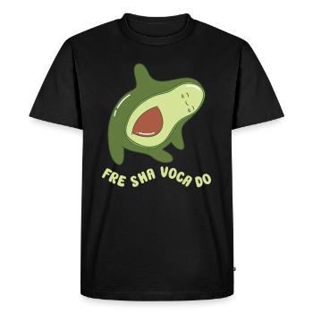 drôle avocat avocat pun avocat avocat amateur - T-shirt Premium bio Homme - noir - Devant - Nico (187cm)