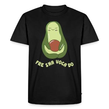 drôle avocat avocat pun avocat avocat amateur - T-shirt Premium bio Homme - noir - Devant - Nico (187cm)