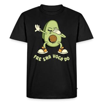 drôle avocat avocat pun avocat avocat amateur - T-shirt Premium bio Homme - noir - Devant - Nico (187cm)