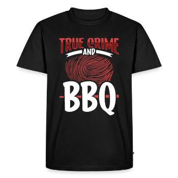 True Crime Murder Spy Crime Intérêt Idée cadeau - T-shirt Premium bio Homme - noir - Devant - Nico (187cm)