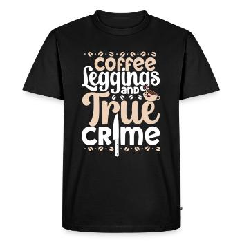 True Crime Murder Spy Crime Intérêt Idée cadeau - T-shirt Premium bio Homme - noir - Devant - Nico (187cm)
