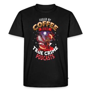 True Crime Murder Spy Crime Intérêt Idée cadeau - T-shirt Premium bio Homme - noir - Devant - Nico (187cm)