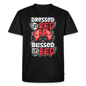 Coccinelle Coccinelle Entomologie Insectes - T-shirt Premium bio Homme - noir - Devant - Nico (187cm)