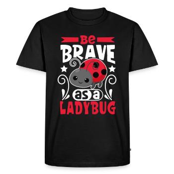 Coccinelle Coccinelle Entomologie Insectes - T-shirt Premium bio Homme - noir - Devant - Nico (187cm)