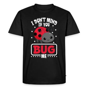Coccinelle Coccinelle Entomologie Insectes - T-shirt Premium bio Homme - noir - Devant - Nico (187cm)