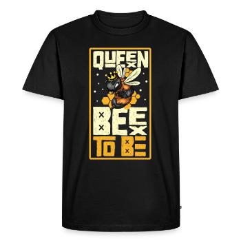 Honey bee beekeeping beekeeper honey bee apiary - Men's Premium Organic T-Shirt - black - Front - Nico (187cm)