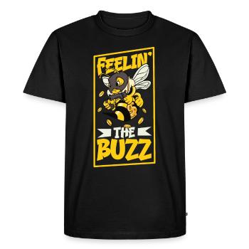 Honey bee beekeeping beekeeper honey bee apiary - Men's Premium Organic T-Shirt - black - Front - Nico (187cm)