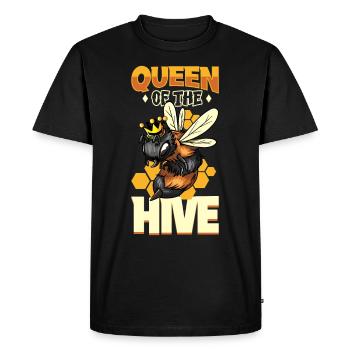Honey bee beekeeping beekeeper honey bee apiary - Men's Premium Organic T-Shirt - black - Front - Nico (187cm)