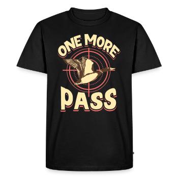 Chasse au canard Chasseur de canard Chasse aux oiseaux Chasse au canard - T-shirt Premium bio Homme - noir - Devant - Nico (187cm)