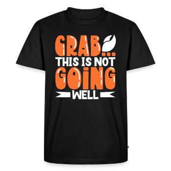 Crab crab crab whisperer crab hunting fisherman - Men's Premium Organic T-Shirt - black - Front - Nico (187cm)