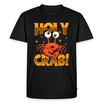 crab crab crab whisperer crab hunter fisherman - Men's Premium Organic T-Shirt - black - Front - Nico (187cm)