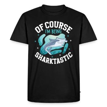 Shark Ocean Predator Plongée sous-marine - T-shirt Premium bio Homme - noir - Devant - Nico (187cm)